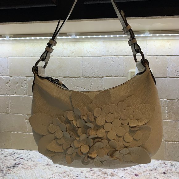 Tahari Exclusive Parks Small Hobo Bag White - Picture 2 of 8